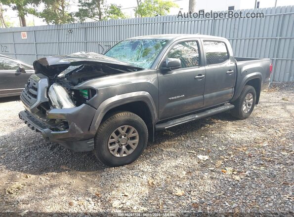 3TMCZ5AN9JM133414 2018 TOYOTA TACOMA Gray Передня ліва чверть