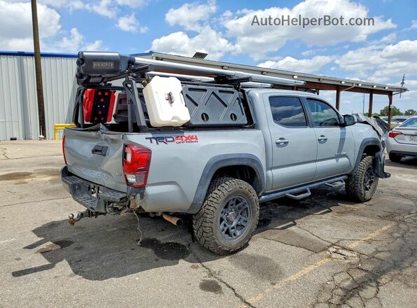 3TMCZ5AN9JM145790 2018 TOYOTA TACOMA Gray Задня права чверть