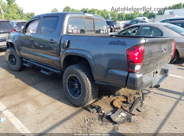3TMCZ5AN9JM150844 2018 TOYOTA TACOMA Серый Задняя левая четверть