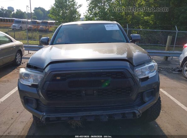 3TMCZ5AN9JM150844 2018 TOYOTA TACOMA Серый Вид задней части салона