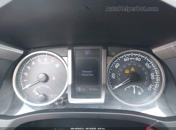 3TMCZ5AN9KM281645 2019 TOYOTA TACOMA Black Widok tylnych siedzeń