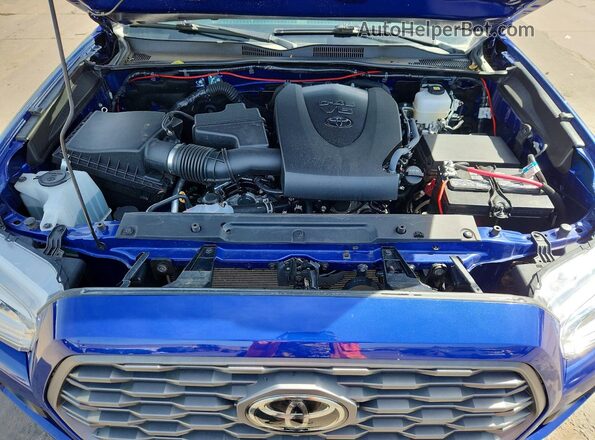 3TMCZ5AN9PM579703 2023 TOYOTA TACOMA Blue Vista interior trasera