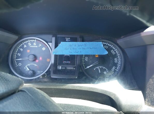 3TMCZ5ANXHM056482 2017 TOYOTA TACOMA Black Vista de los asientos traseros