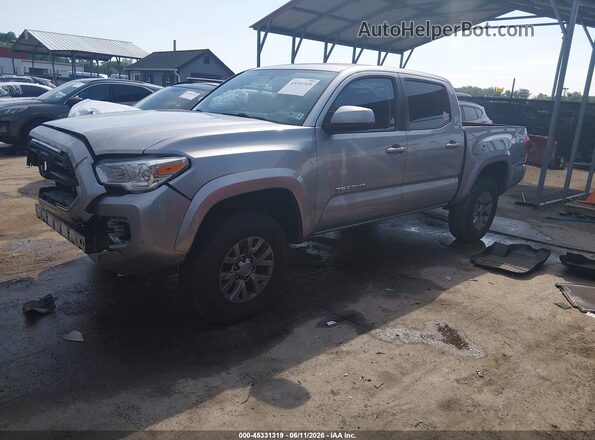 3TMCZ5ANXHM097680 2017 TOYOTA TACOMA Silver Առջևի ձախ երեք քառորդ տեսարան