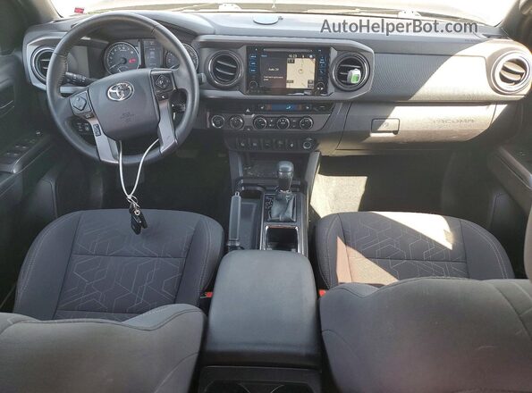 3TMCZ5ANXHM113036 2017 TOYOTA TACOMA Gray Dashboard view
