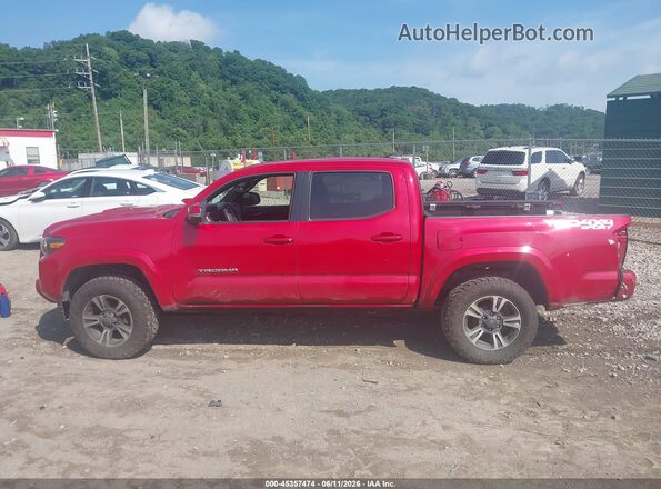3TMCZ5ANXHM118804 2017 TOYOTA TACOMA Red 