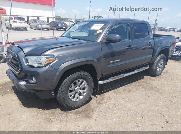 3TMCZ5ANXJM184579 2018 TOYOTA TACOMA Gray Front left