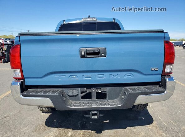 3TMCZ5ANXKM278205 2019 TOYOTA TACOMA Blue უკანა ხედი