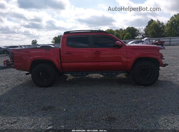 3TMCZ5ANXLM318204 2020 TOYOTA TACOMA Red Սալոնի 360 աստիճան տեսք