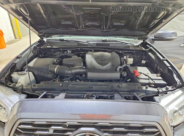 3TMCZ5ANXMM404419 2021 TOYOTA TACOMA Gray Vista interior trasera