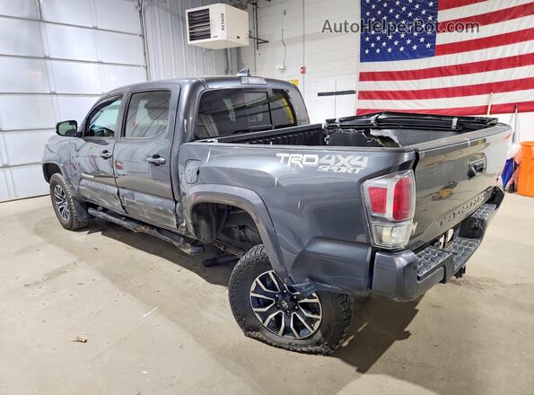 3TMCZ5ANXMM404419 2021 TOYOTA TACOMA Gray Trasero izquierdo