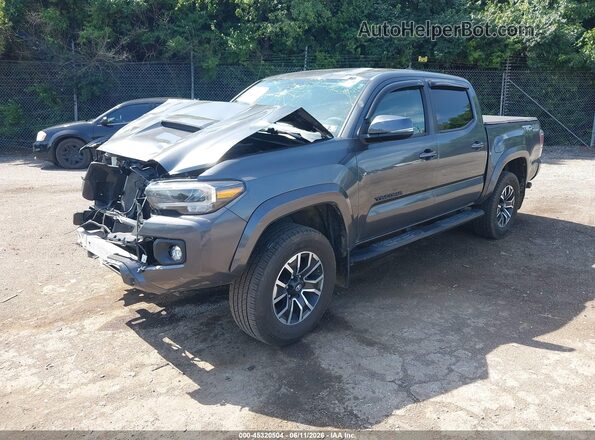 3TMCZ5ANXMM442748 2021 TOYOTA TACOMA Gray Առջևի ձախ երեք քառորդ տեսարան