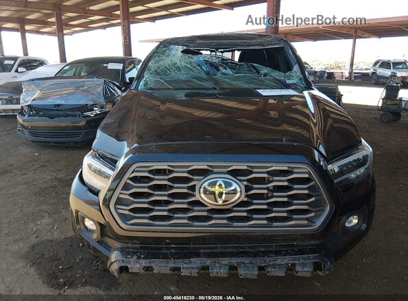 3TMCZ5ANXMM448985 2021 TOYOTA TACOMA Черный Вид задней части салона