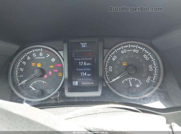 3TMDZ5BN1HM026452 2017 TOYOTA TACOMA Blue Widok tylnych siedzeń