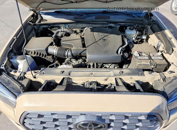 3TMDZ5BN1LM090547 2020 TOYOTA TACOMA Tan Вид задньої частини салону