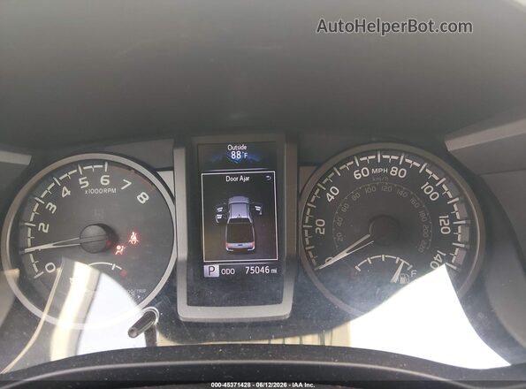 3TMDZ5BN2KM065932 2019 TOYOTA TACOMA Gray Вид задніх сидінь