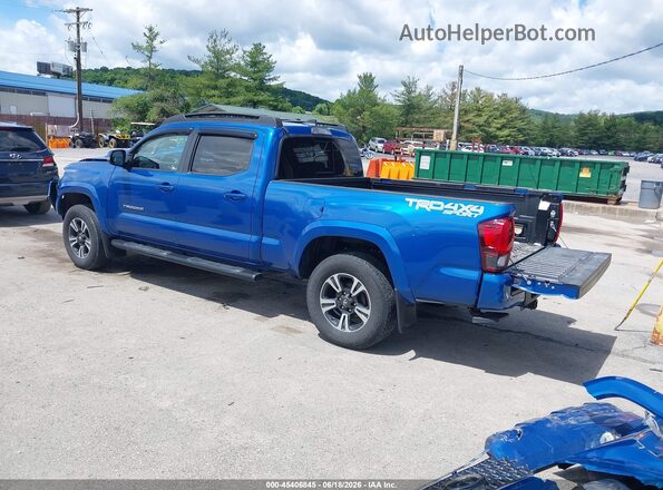 3TMDZ5BN3JM052816 2018 TOYOTA TACOMA Синий Задняя левая четверть