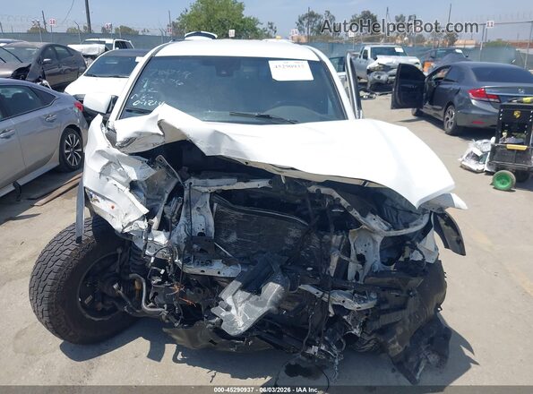3TMDZ5BN3MM118852 2021 TOYOTA TACOMA White უკანა სალონის ხედი