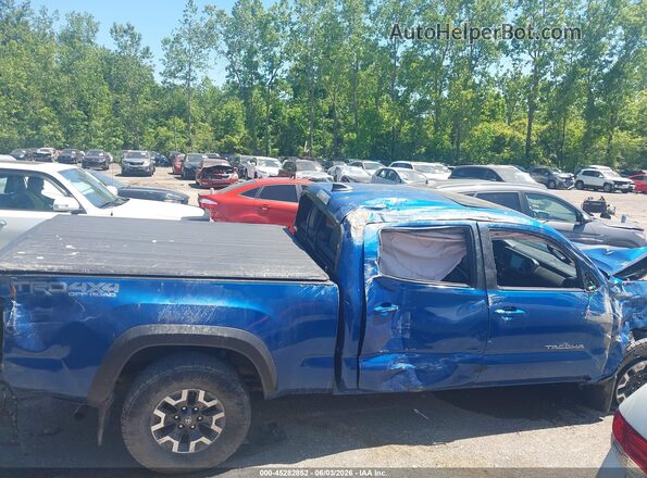 3TMDZ5BN5JM052476 2018 TOYOTA TACOMA Blue Widok wnętrza z tyłu
