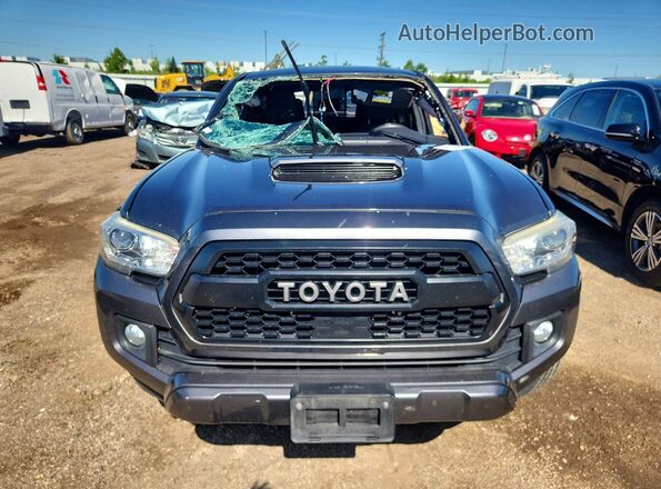 3TMDZ5BN6JM040417 2018 TOYOTA TACOMA Gray Front view