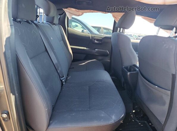 3TMDZ5BN6JM040417 2018 TOYOTA TACOMA Gray Rear seats view