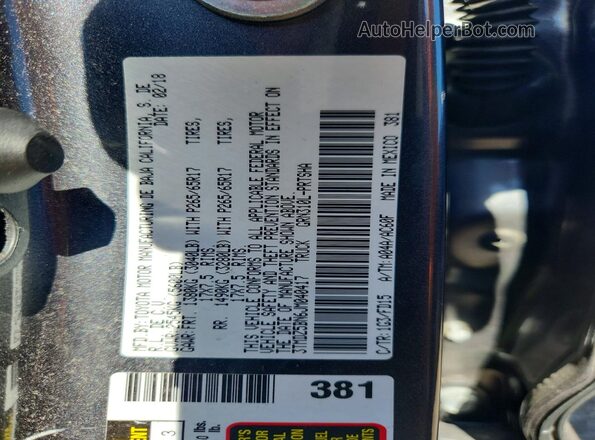 3TMDZ5BN6JM040417 2018 TOYOTA TACOMA Gray Engine compartment view