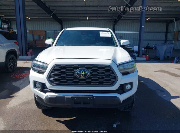 3TMDZ5BN6MM113743 2021 TOYOTA TACOMA White Սարքավորումների վահանակի տեսք