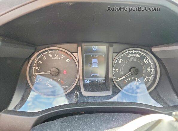 3TMDZ5BN7HM027122 2017 TOYOTA TACOMA Gray Instrument cluster view