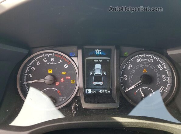 3TMDZ5BN8PM159112 2023 TOYOTA TACOMA Белый Вид щитка приборов