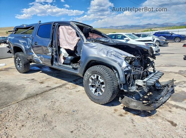 3TMDZ5BN9JM054585 2018 TOYOTA TACOMA Gray Передня права чверть