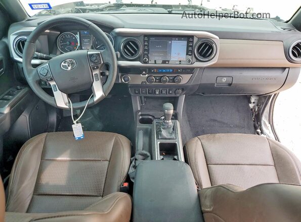 3TMEZ5CN9MM155410 2021 TOYOTA TACOMA Silver Dashboard view