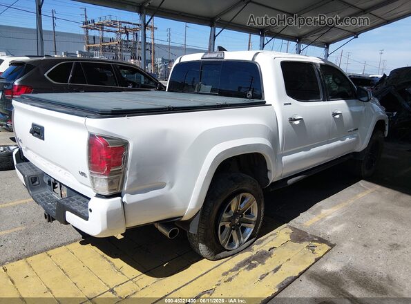 3TMGZ5AN2JM167857 2018 TOYOTA TACOMA Белый Задняя правая четверть