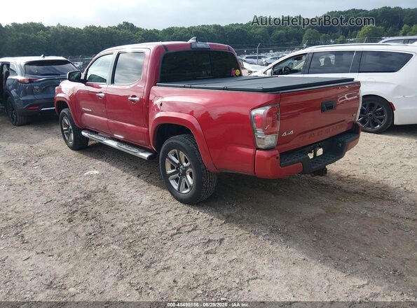 3TMGZ5AN7KM240609 2019 TOYOTA TACOMA Красный Задняя левая четверть