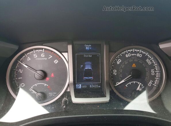 3TMGZ5ANXHM088849 2017 TOYOTA TACOMA Gray Սարքավորումների վահանակի տեսք