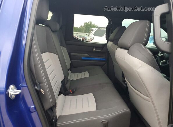 3TMKB5FN1RM001896 2024 TOYOTA TACOMA Blue უკანა სავარძლების ხედი
