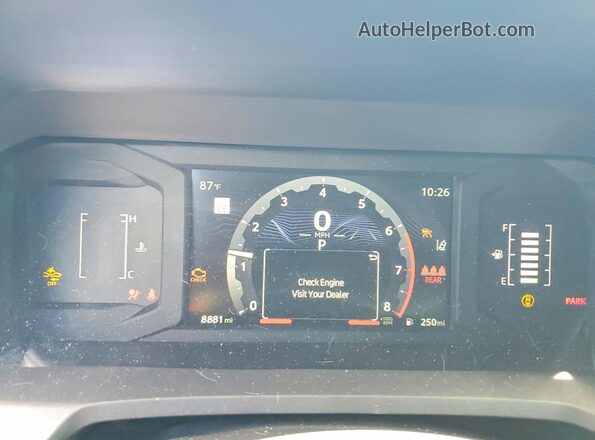 3TMKB5FN2SM038669 2025 TOYOTA TACOMA Gray Widok zestawu wskaźników