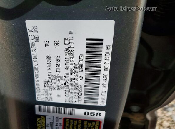 3TMKB5FN2SM052670 2025 TOYOTA TACOMA Brown ძრავის განყოფილების ხედი