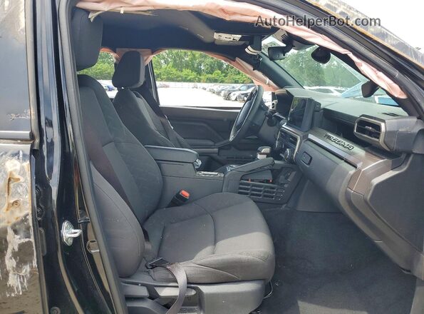 3TMKB5FN6RM002400 2024 TOYOTA TACOMA Black Widok wnętrza z przodu