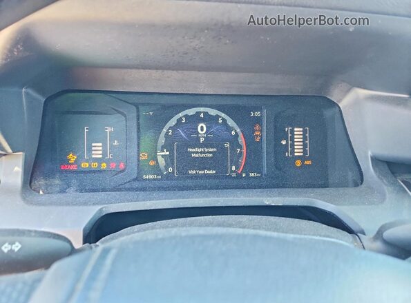 3TMKB5FN8RM022275 2024 TOYOTA TACOMA Угольный Вид щитка приборов