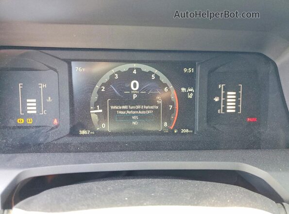 3TMKB5FN8TM058927 2026 TOYOTA TACOMA Blue Instrument cluster view