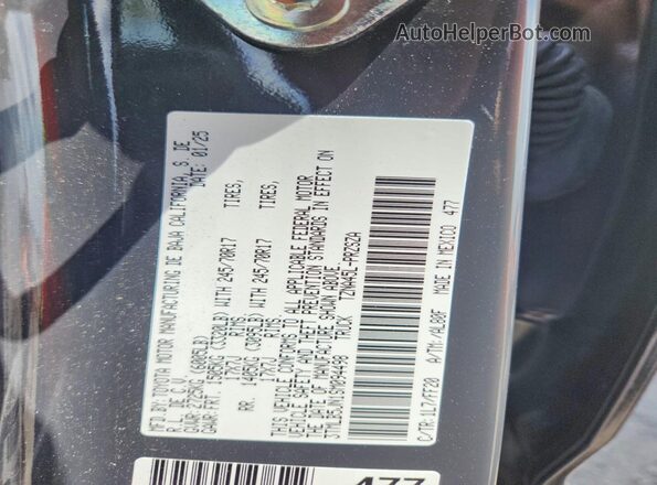 3TMLB5JN1SM094498 2025 TOYOTA TACOMA Gray Vista del compartimento del motor