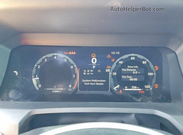 3TMLB5JN1SM178160 2025 TOYOTA TACOMA Orange Vista del cuadro de instrumentos