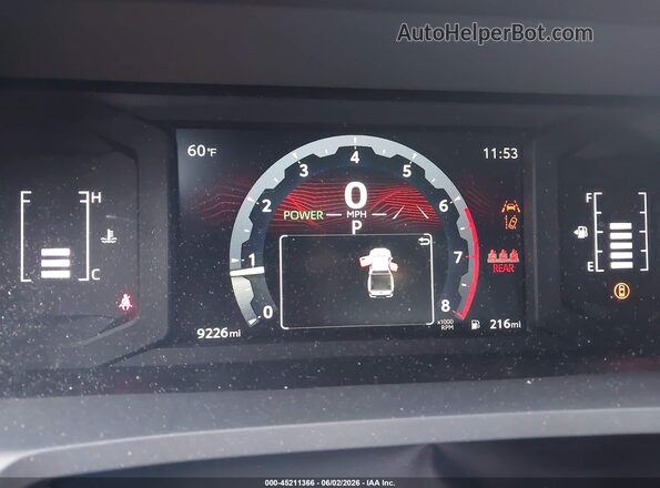 3TMLB5JN1TM225320 2026 TOYOTA TACOMA Gray უკანა სავარძლების ხედი