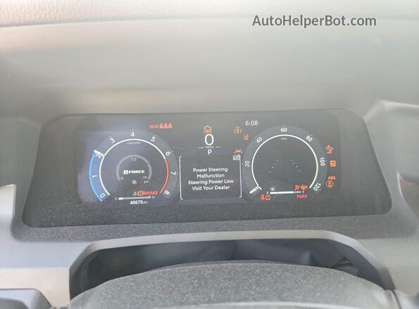 3TMLB5JN3RM010238 2024 TOYOTA TACOMA White Вид щитка приладів