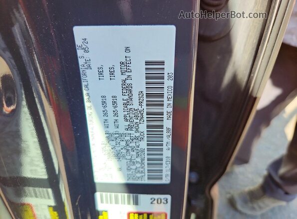 3TMLB5JN3RM023202 2024 TOYOTA TACOMA Gray ძრავის განყოფილების ხედი