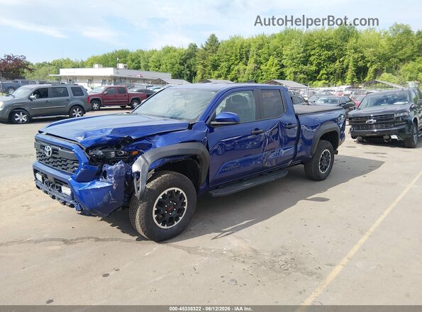 3TMLB5JN3RM063506 2024 TOYOTA TACOMA Blue Առջևի ձախ երեք քառորդ տեսարան