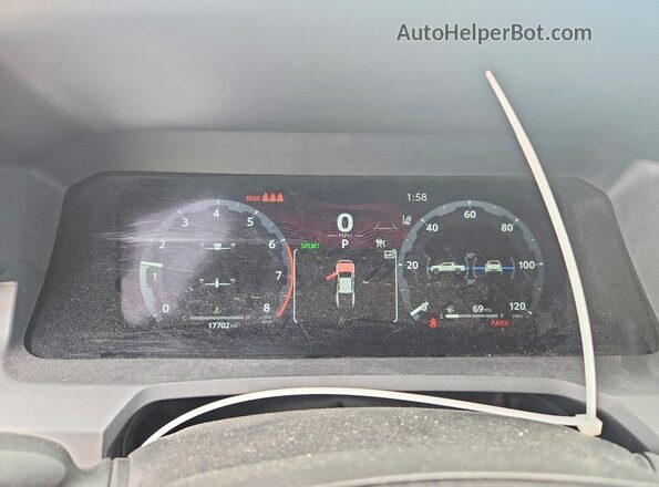 3TMLB5JN3RM081102 2024 TOYOTA TACOMA Blue Вид щитка приладів