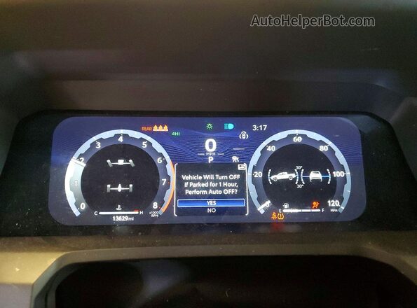 3TMLB5JN3SM188057 2025 TOYOTA TACOMA Blue Vista del cuadro de instrumentos