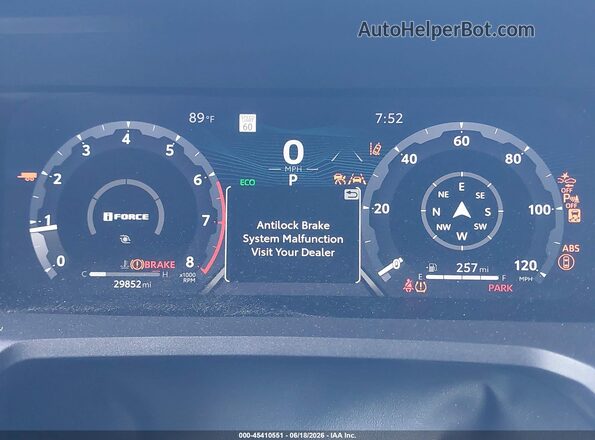 3TMLB5JN4SM140776 2025 TOYOTA TACOMA Белый Вид задних сидений