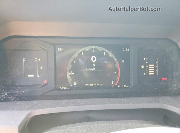 3TMLB5JN4SM163166 2025 TOYOTA TACOMA Black Vista del cuadro de instrumentos